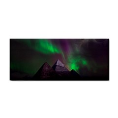 Aurora Northern Lights Celestial Magical Astronomy Hand Towel by Grandong