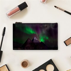 Aurora Northern Lights Celestial Magical Astronomy Cosmetic Bag (small) by Grandong