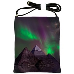 Aurora Northern Lights Celestial Magical Astronomy Shoulder Sling Bag by Grandong