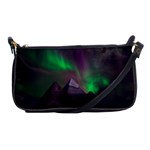 Aurora Northern Lights Celestial Magical Astronomy Shoulder Clutch Bag Front