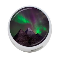 Aurora Northern Lights Celestial Magical Astronomy 4-port Usb Hub (two Sides) by Grandong