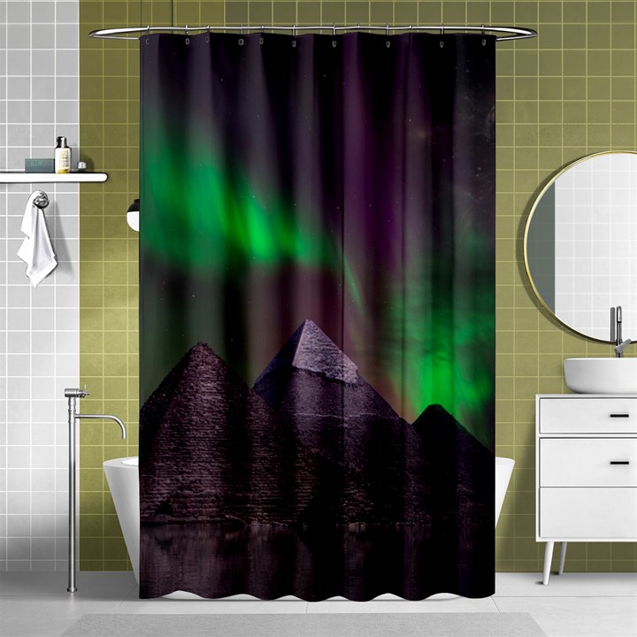 Aurora Northern Lights Celestial Magical Astronomy Shower Curtain 48  x 72  (Small) 