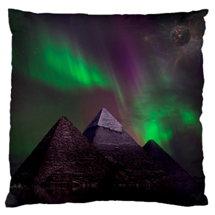 Aurora Northern Lights Celestial Magical Astronomy Large Cushion Case (Two Sides)