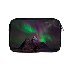 Aurora Stars Sky Mountains Snow Aurora Borealis Apple Macbook Pro 13  Zipper Case by Grandong