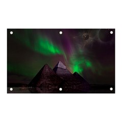 Aurora Northern Lights Phenomenon Atmosphere Sky Banner And Sign 5  X 3  by Grandong