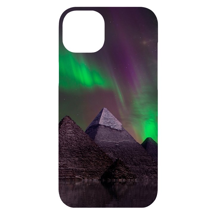 Aurora Northern Lights Phenomenon Atmosphere Sky iPhone 14 Plus Black UV Print Case