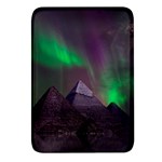 Aurora Northern Lights Phenomenon Atmosphere Sky Rectangular Glass Fridge Magnet (4 pack) Front