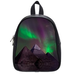 Fantasy Pyramid Mystic Space Aurora School Bag (small) by Grandong