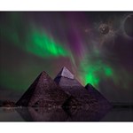 Fantasy Pyramid Mystic Space Aurora Deluxe Canvas 14  x 11  (Stretched) 14  x 11  x 1.5  Stretched Canvas