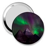 Fantasy Pyramid Mystic Space Aurora 3  Handbag Mirrors Front