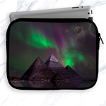 Fantasy Pyramid Mystic Space Aurora Apple iPad 2/3/4 Zipper Cases Front