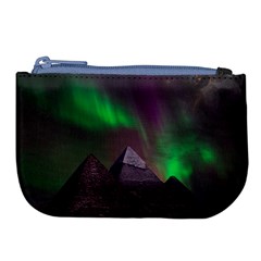 Fantasy Pyramid Mystic Space Aurora Large Coin Purse by Grandong