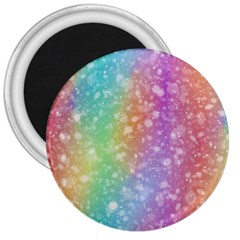 Rainbow Colors Spectrum Background 3  Magnets by Ravend