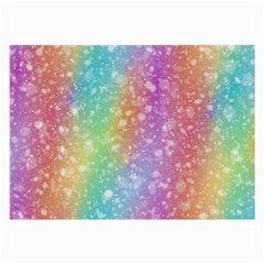 Rainbow Colors Spectrum Background Large Glasses Cloth (2 Sides) by Ravend