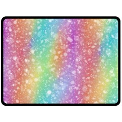 Rainbow Colors Spectrum Background Fleece Blanket (large) by Ravend