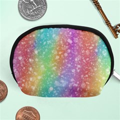 Rainbow Colors Spectrum Background Accessory Pouch (medium) by Ravend