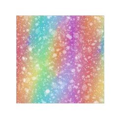 Rainbow Colors Spectrum Background Square Satin Scarf (30  X 30 ) by Ravend