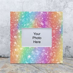 Rainbow Colors Spectrum Background White Box Photo Frame 4  X 6  by Ravend