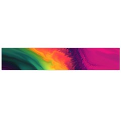 Rainbow Colorful Abstract Galaxy Large Premium Plush Fleece Scarf 