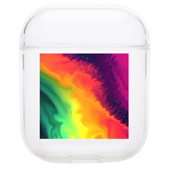 Rainbow Colorful Abstract Galaxy Airpods 1/2 Case by Ravend