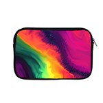 Rainbow Colorful Abstract Galaxy Apple MacBook Pro 13  Zipper Case Front