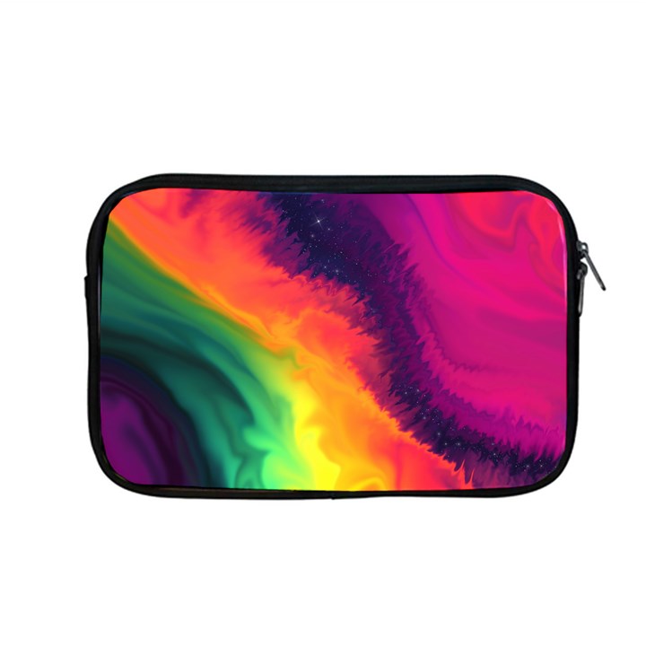 Rainbow Colorful Abstract Galaxy Apple MacBook Pro 13  Zipper Case