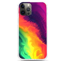 Rainbow Colorful Abstract Galaxy Iphone 12 Pro Max Tpu Uv Print Case by Ravend