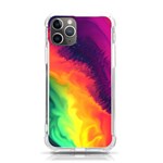 Rainbow Colorful Abstract Galaxy iPhone 11 Pro 5.8 Inch TPU UV Print Case Front