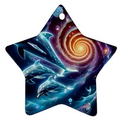 Dolphins Fantasy Ornament (star) by Ravend