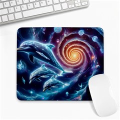 Dolphins Fantasy Large Mousepad by Ravend