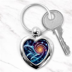 Dolphins Fantasy Key Chain (heart) by Ravend