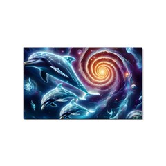 Dolphins Fantasy Sticker (rectangular) by Ravend