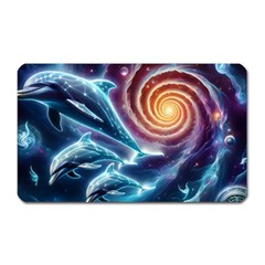 Dolphins Fantasy Magnet (rectangular) by Ravend