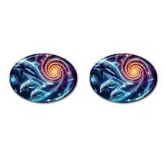 Dolphins Fantasy Cufflinks (oval) by Ravend