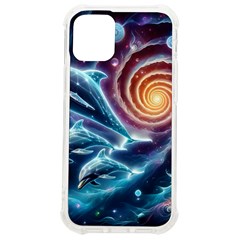 Dolphins Fantasy Iphone 12 Mini Tpu Uv Print Case	