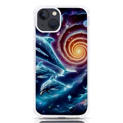 Dolphins Fantasy Iphone 13 Tpu Uv Print Case by Ravend