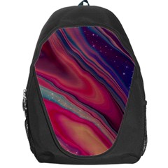 Stars Shimmering Galaxy Ocean Backpack Bag by Ravend