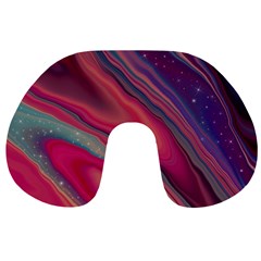 Stars Shimmering Galaxy Ocean Travel Neck Pillow by Ravend