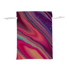 Stars Shimmering Galaxy Ocean Lightweight Drawstring Pouch (s) by Ravend