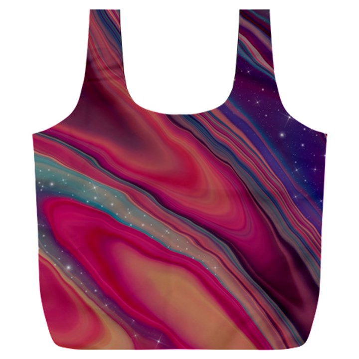 Stars Shimmering Galaxy Ocean Full Print Recycle Bag (XXXL)