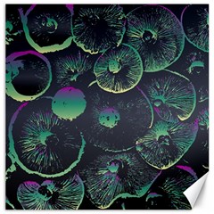 Psychedelic Mushrooms Background Canvas 12  X 12  by Ravend