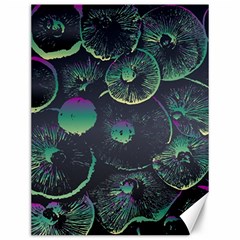 Psychedelic Mushrooms Background Canvas 12  X 16  by Ravend