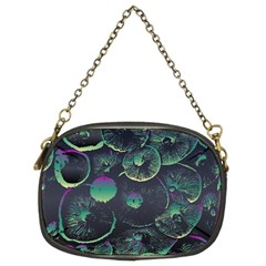 Psychedelic Mushrooms Background Chain Purse (two Sides)