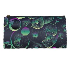 Psychedelic Mushrooms Background Pencil Case by Ravend