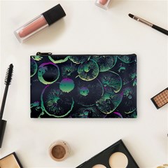 Psychedelic Mushrooms Background Cosmetic Bag (small) by Ravend