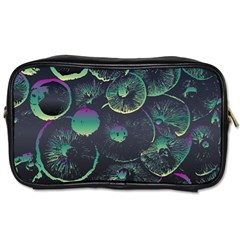 Psychedelic Mushrooms Background Toiletries Bag (one Side) by Ravend