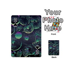 Psychedelic Mushrooms Background Playing Cards 54 Designs (mini)