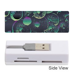 Psychedelic Mushrooms Background Memory Card Reader (stick) by Ravend