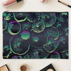 Psychedelic Mushrooms Background Cosmetic Bag (xxxl) by Ravend