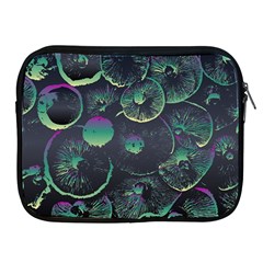 Psychedelic Mushrooms Background Apple Ipad 2/3/4 Zipper Cases by Ravend